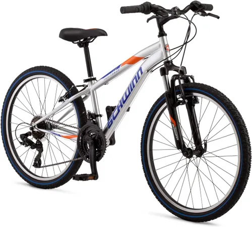 Vista 14 de Schwinn High Timber - Bicicleta de montaña para jóvenes y adultos hombres mujeres niños niñas, ruedas de 24 a 29 pulgadas, 7 o 21 velocidades