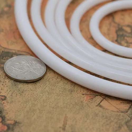 Vista 9 de Ciieeo Accesorios de bordado, 30 aros redondos de atrapasueños, anillos de plástico para atrapasueños, aros circulares blancos para atrapasueños