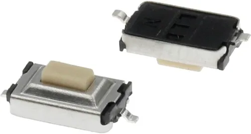 Vista 3 de 100PCS Touch Micro Switch 3 * 6 * 2.5mm SMD White Button Head 3x6x2.5