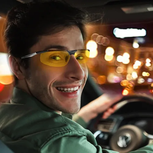 Vista 4 de DUCO Night-vision Glasses Anti-glare Night Driving Eyewear Polarized Glasses 2181Y