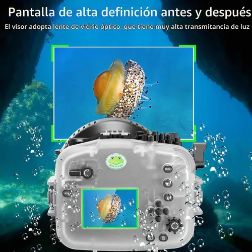 Vista 9 de Carcasa submarina Seafrogs para Sony FX3/FX30 40M/130FT