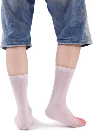 Vista 8 de xywlwoer Calcetines de pata de animal loco calcetines de pierna de pollo novedosos calcetines de animales 3D divertidos regalos de broma