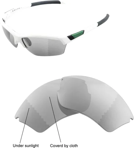 Vista 3 de Walleva Lentes de repuesto para gafas de sol Smith Optics Approach Max Múltiples opciones disponibles