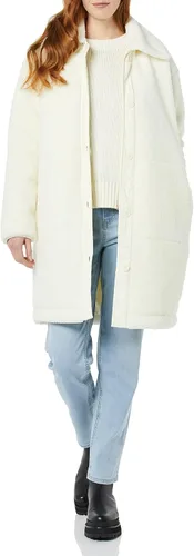 Vista 3 de Tienda Essentials Abrigo de sherpa de peluche de gran tamaño para mujer (anteriormente Goodthreads)