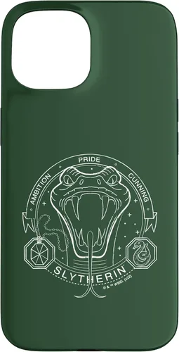 Vista 6 de iPhone 16 Harry Potter Slytherin Line Art Snake Symbol Case