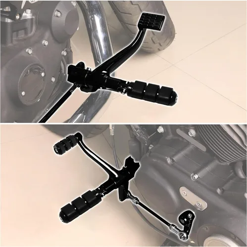 Vista 6 de XMT-MOTO Fit forward Controls Kit completo de clavijas, palancas y varillajes para Harley Sportster 2004-2013