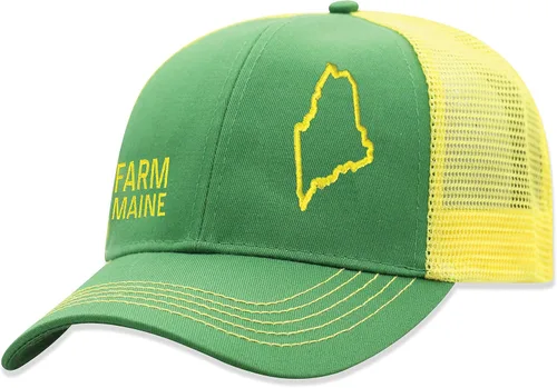 Vista 93 de John Deere Gorra de béisbol con logotipo y malla trasera con contraste, para hombre