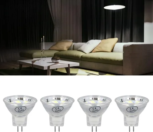 Vista 8 de Bombillas halógenas, bombilla MR11 3W 300lm lámpara con 9 cuentas base de doble pin para lámpara de paisaje, luces estroboscópicas intermitentes