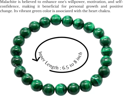 Vista 682 de Amazing Gemstone Pulsera de cristal para mujeres y hombres, pulsera de cristal curativo de protección, pulsera elástica con cuentas de piedras