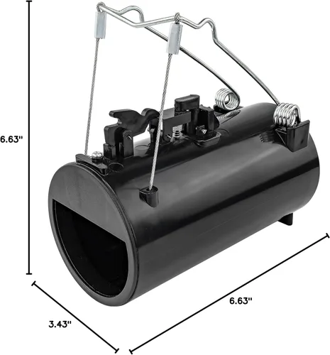 Vista 7 de Trampa para túnel Gopher Black Hole - Trampa para túnel de topos de bolsillo y patio - Diseño reutilizable fácil de configurar - Eliminador