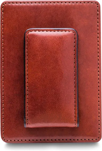 Vista 4 de Bosca Cartera con bolsillo frontal para hombre en piel vieja - RFID
