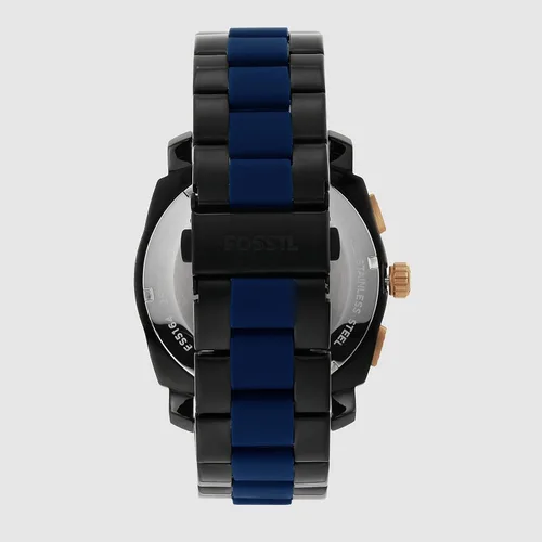 Vista 3 de Fossil Machine - Reloj cronógrafo de cuarzo con caja de acero inoxidable para hombre