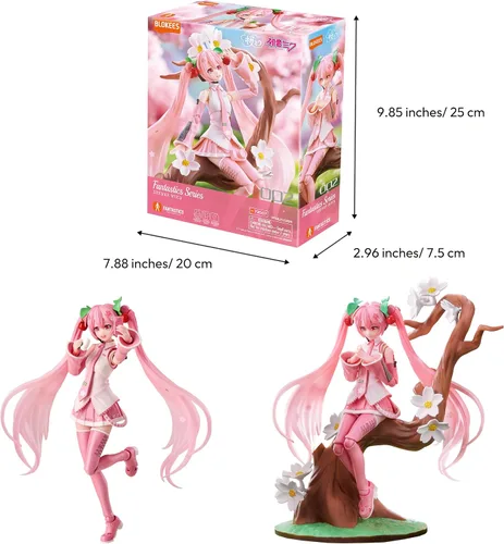 Vista 3 de BLOKEES Serie Fantastics - Sakura Miku
