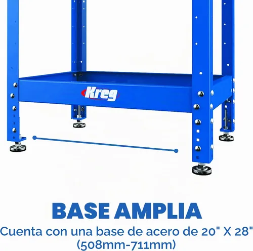 Vista 3 de Kreg - Soporte multiusos para taller, KRS1035, 20 x 28 pulgadas