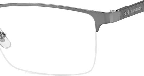 Vista 5 de Carrera Monturas rectangulares para gafas graduadas 8846 para hombre, rutenio oscuro, 2.126 in, 0.748 in, Rutenio Blanco