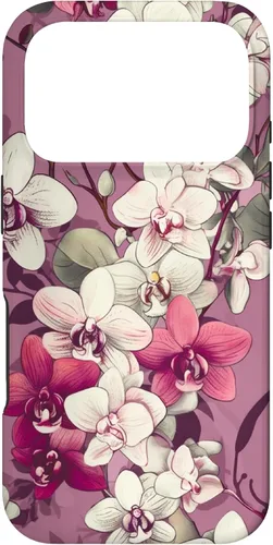 Vista 30 de Orchid Flowers Purple Pink Floral Case for iPhone 17