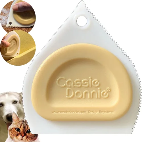 Vista 5 de Cepillo removedor de pelo de mascotas reutilizable de mano para gatos y perros, para muebles, sofá, detalles de automóviles, alfombras, hogar y ropa