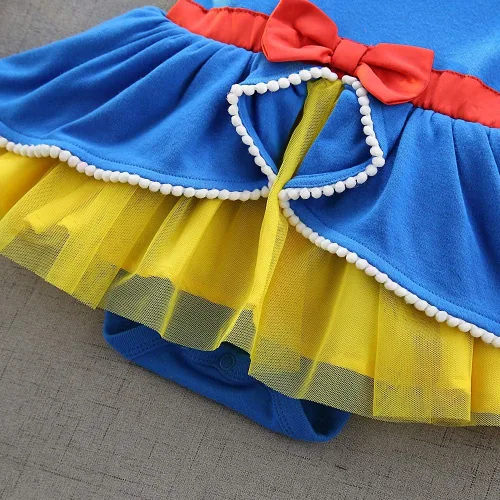 Vista 5 de Lito Angels Disfraz de princesa para bebés y niñas, enterizo para Halloween, Navidad