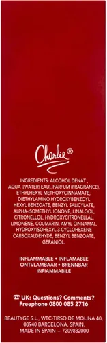 Vista 3 de Charlie Red por Revlon para mujer, Eau de Toilette en aerosol, 3.4 onzas