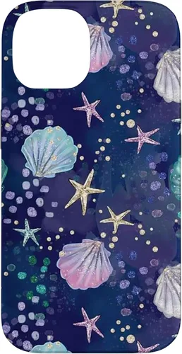 Vista 4 de Summer Aesthetic Seashell Purple Ocean Case for iPhone 17