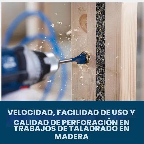 Vista 9 de Bosch Daredevil DSB5013P, juego de 13 brocas pala