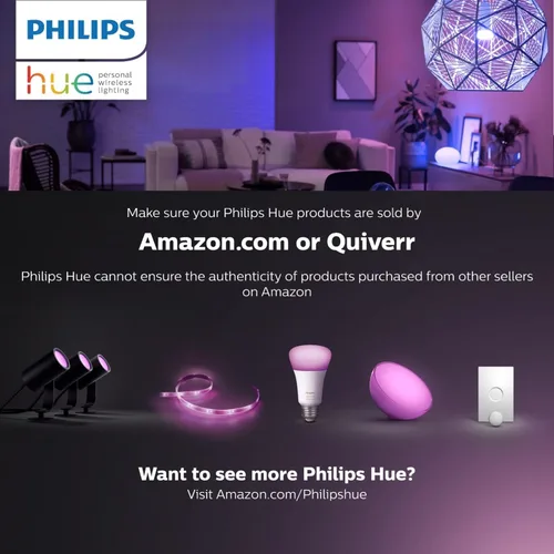 Vista 11 de Philips Hue White Ambiance BR30 - Paquete de 2 luces LED inteligentes regulables equivalentes a 60 W