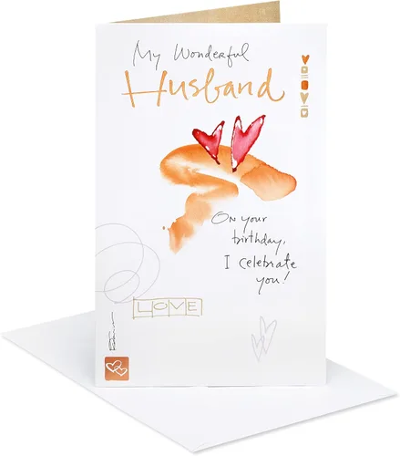 Vista 9 de American Greetings Tarjeta de cumpleaños para marido (primeros días)