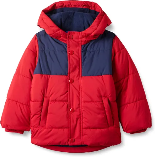 Vista 10 de Amazon Essentials - Chaqueta abullonada resistente con capucha para bebés, niñas pequeñas y niños Negro