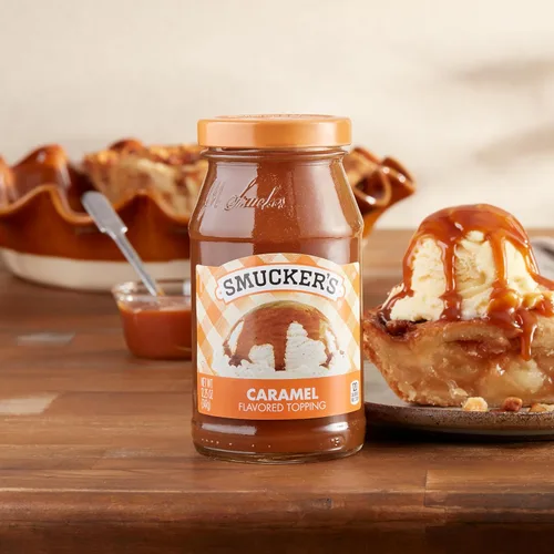 Vista 4 de Smucker's Topping con sabor a caramelo, 12.25 onzas