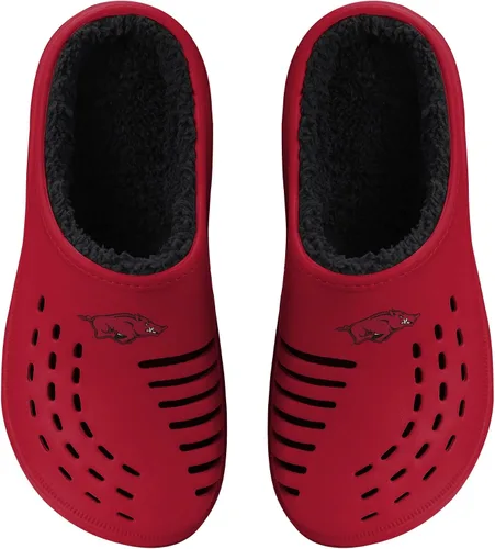 Vista 9 de FOCO Men's NCAA Sherpa Lined Big Logo Clog