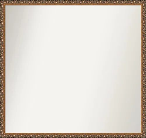 Vista 214 de Amanti Art Espejo de baño de bronce para sobre fregadero, 29 x 19 pulgadas, espejo rectangular de bronce antiguo, marco de madera tradicional