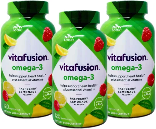Vista 10 de Vitafusion Gomitas Omega-3, 120 unidades (4 botellas)