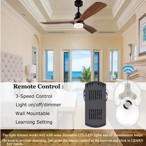 Vista 2 de Hunter - Kit de control remoto para ventilador de techo, compatible con Alexa, Google Assistant y la aplicación Smart Life