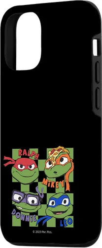 Vista 2 de iPhone 12/12 Pro Teenage Mutant Ninja Turtles: Mutant Mayhem Turtle Heads Case
