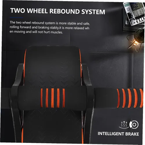Vista 9 de Zerodeko Rueda de rodillo abdominal con rodillera para gimnasio en casa, equipo de fitness, entrenamiento muscular abdominal para fortalecimiento