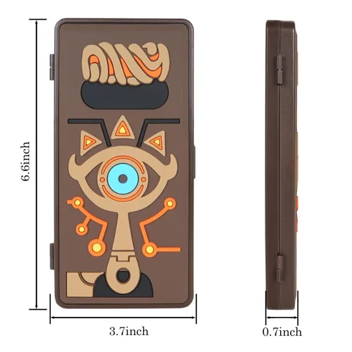 Vista 7 de TIKOdirect Funda para tarjetas de juego compatible con juegos Nintendo Switch, almacenamiento protector plegable con 24 ranuras para tarjetas
