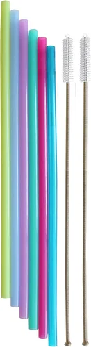 Vista 8 de YETI RTIC-Flexible - Pajitas de silicona reutilizables de medio galón de 12 pulgadas para vaso alto de 32 onzas, botella de agua de 64 onzas