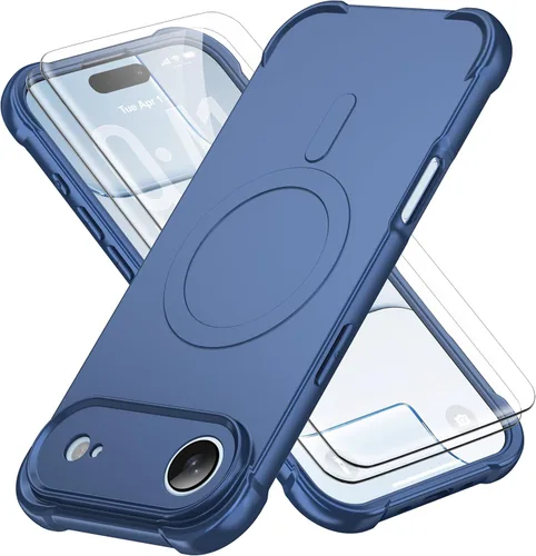 Vista 136 de ORETECH Funda para iPhone 11, con [2 protectores de pantalla de vidrio templado] [prueba de caídas de grado militar de 10 pies]