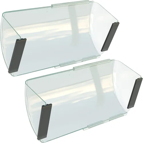 Vista 7 de Home Intuition Deflector de calor y aire magnético ajustable para rejillas de ventilación, pared lateral y techo