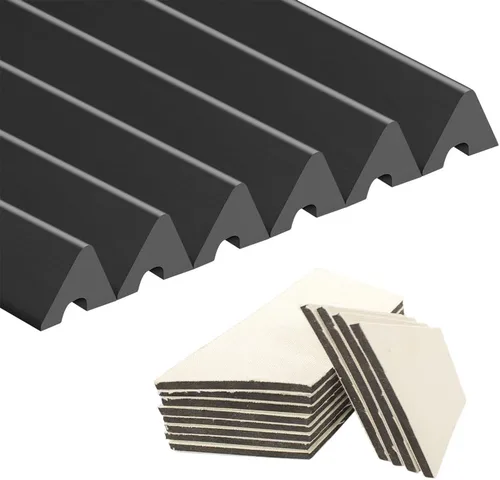 Vista 10 de Scott Edward Billiards K66 - Cojines de goma para riel de mesa de billar (juego de 6), accesorios de repuesto para parachoques, 7/8/9 pies y fundas