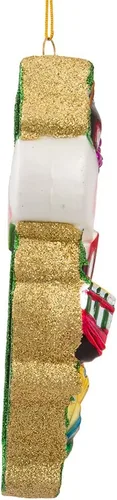 Vista 4 de Kurt Adler - Adorno de cristal de California, 5 pulgadas para Navidad