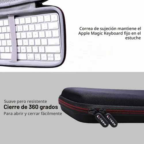 Vista 4 de LTGEM - Funda para teclado inalámbrico Bluetooth Apple Magic