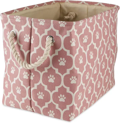 Vista 13 de Bone Dry Pet Storage Collection Lattice Estampado de Patas, Negro, Rectángulo Pequeño