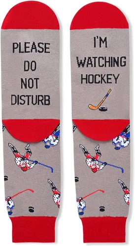 Vista 4 de sockfun Bowling Golf Racing Car Hockey Gifts For Men, Funny Bowler Golfer Golfing Car Ice Hockey Field Hockey Socks