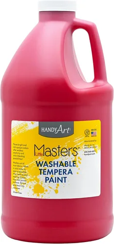 Vista 67 de Handy Art Little Masters - Pintura lavable, 16 onzas, color negro Bright & Mixable, High Opacity, Washable Colors for Classroom, Students, Kids