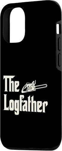 Vista 2 de iPhone 15 The Logfather - Lumberjack - Chainsaw - Logger Woodsman Case