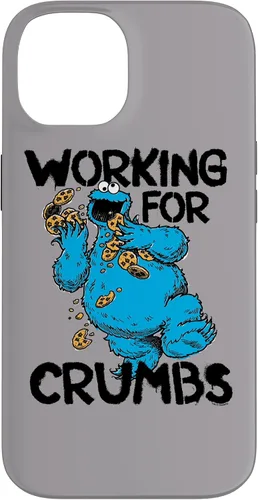 Vista 4 de iPhone 12/12 Pro Sesame Street Cookie Monster Trabajo para migas caso