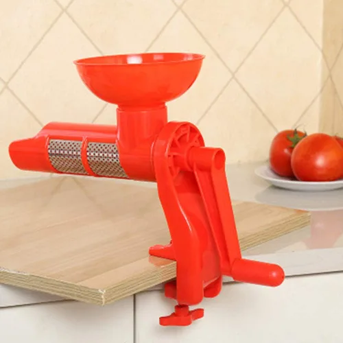 Vista 7 de Exprimidor de tomates multiusos, portátil, manual, fabricante de frutas, exprimidor de tomate, extractor, exprimidor de utensilios de cocina