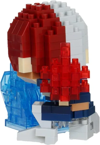 Vista 3 de nanoblock - My Hero Academia - Shoto Todoroki, kit de construcción de la serie de colección de personajes