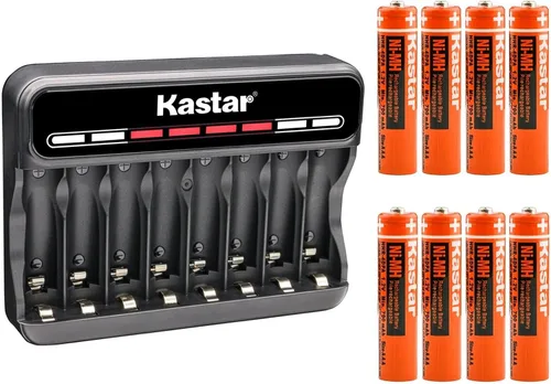 Vista 8 de Kastar CMH8 - Cargador USB inteligente compatible con Panasonic KX-TG6533B KX-TG6534 KX-TG6534B KX-TG6541 KX-TG6541B KX-TG6542 KX-TG6542B KX-TG6543